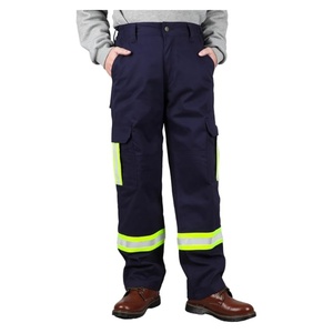 Pantalones <span class=keywords><strong>de</strong></span> Carga <span class=keywords><strong>de</strong></span> Alta Visibilidad <span class=keywords><strong>con</strong></span> Cintura Elástica Resistente al Fuego, Franja Reflectante <span class=keywords><strong>de</strong></span> 2 Pulgadas y 7.5 oz - Product Image 1