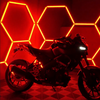 Décoration colorée Gaming Rhythm Dancing Light Led Hexagon Light Garage Rgb