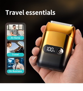 NUEVA Afeitadora Eléctrica con Lámina Dorada, Recortadora de Pelo, Máquina de Afeitar con Pantalla LED Recargable, Recortadora de Barba para Hombres - Product Image 2