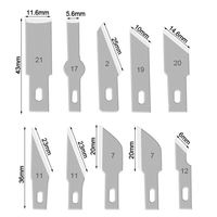 Ensemble professionnel de 13 pièces d'outils faits à la main couteau d'artisanat de passe-temps ensemble de couteaux à découper en métal pour la gravure de la sculpture sur papier sceau