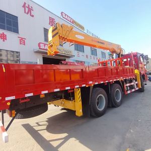 Grue télescopique montée sur camion Shacman Delong 6*4, grue mobile de 320 CV pour l'entretien routier - Product Image 3
