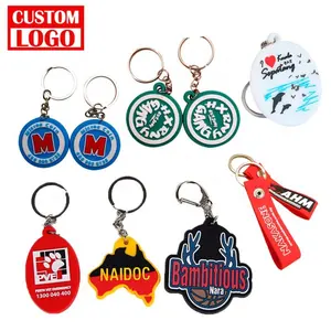 Custom PVC Shoes Shape Keychain Promotion Gift with Rubber Material UV Digital Printing