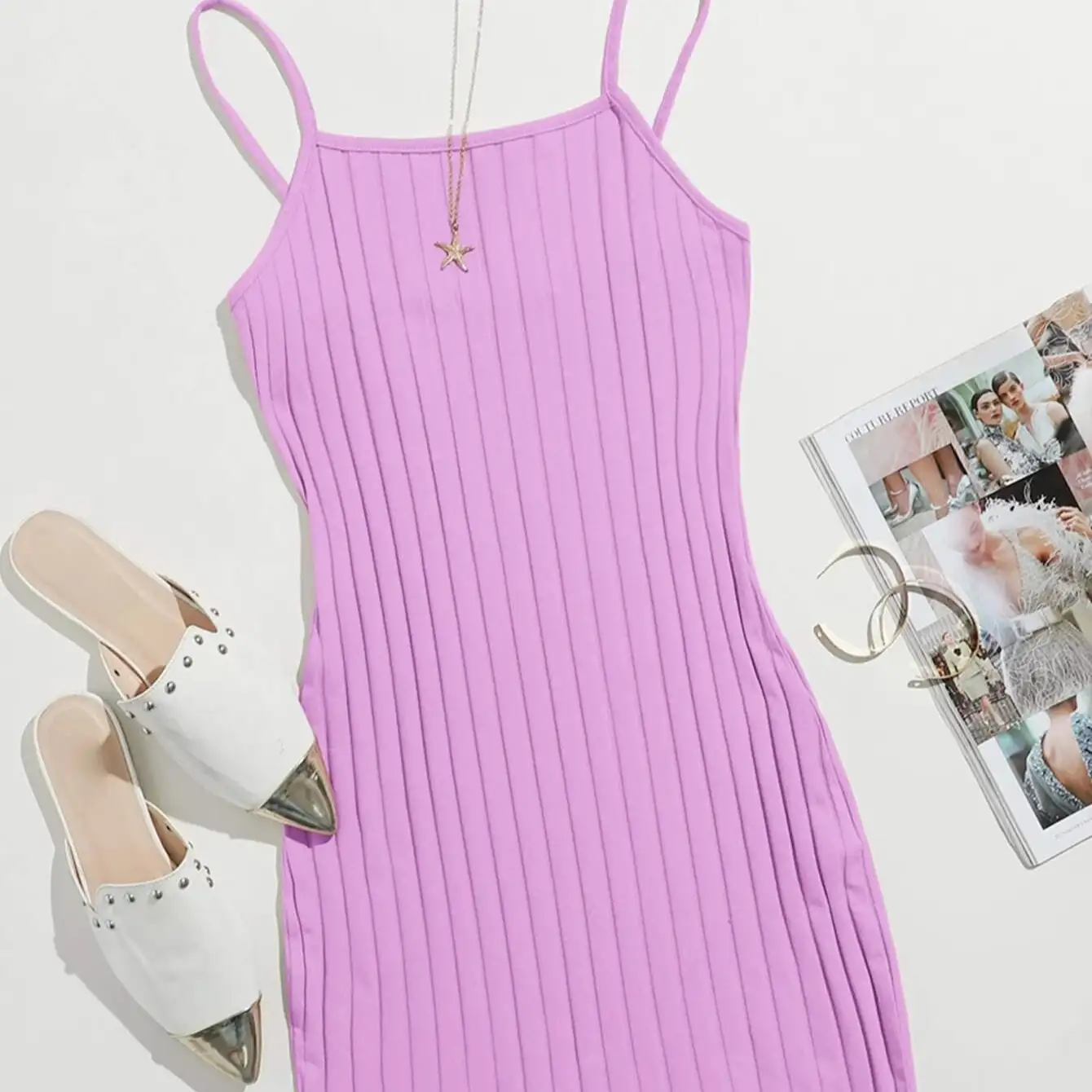 Vestido rosa de talla grande para mujer, ropa Sexy personalizada de alta calidad, moda de verano, venta al por mayor