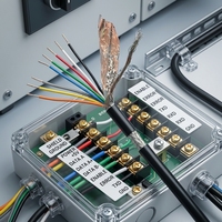 Cable de Control Flexible con Aislamiento XLPE y Blindaje Trenzado de Cobre KYJVP, 450/750V, Multifilar, Resistente al Aceite, para Automatización Industrial