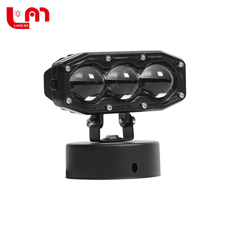 Led Headlight Fog Lamps Projector 3 Lens Work Lights Mini Auxiliary Driving Light for Car Motorcycle Bar Spotlights