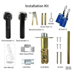 Nhà Máy giá phổ thông Minh Vân tay khóa đám mây Wi-Fi kích hoạt tuya App <span class=keywords><strong>Key</strong></span> + mật khẩu mở khóa phím sao lưu - Product Image 5