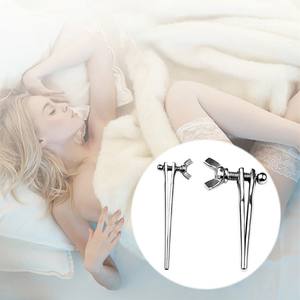 Kostenlose individuelle Schachtel - Edelstahl-Urethral-Dildo-Stichel stimulieren einstellbare Harnröhre Geräusche dehnungsdiluzierungen Sexspielzeug - Product Image 2