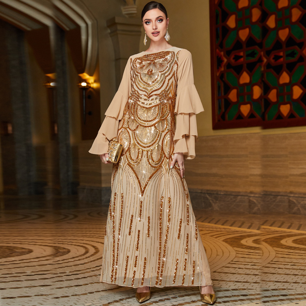 sequin dress pakistan Shop High Quality Sequins Golden Pattern Pakistani Clothing