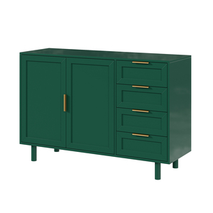 Wood Dresser for Bedroom, Wide Chest of Drawers with 6 Drawers, Large Green Storage Tower Unit Bedroom - Product Image 2