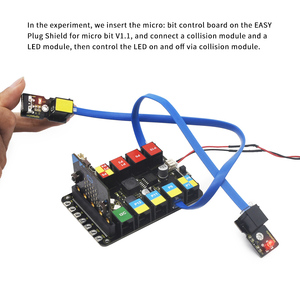 Carte d'extension d'E/S <span class=keywords><strong>Keyestudio</strong></span> Easy Plug Shield pour <span class=keywords><strong>Micro</strong></span> <span class=keywords><strong>Bit</strong></span> V1.1 - Product Image 6