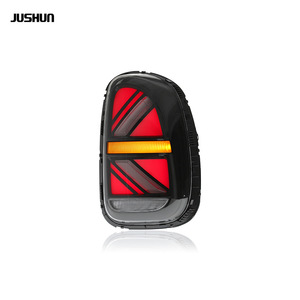 Jushun Mini R60 Tail <b>Lights</b> <b>LED</b> Black <b>Red</b> White Union Jack Design 12V Countryman Model - Product Image 2