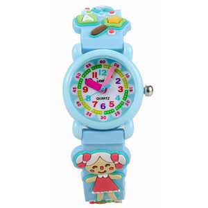 JNEW Cartoon Petite Horloge <span class=keywords><strong>Montre</strong></span> Filles Enfants <span class=keywords><strong>Melody</strong></span> Cinnamonroll Pudding Chien Design Bande Plastique Boîtier en Plastique Pointeur à Quartz - Product Image 1