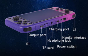 Console di Gioco Portatile G50V PSP 5 Pollici 64GB 2500mAh, Compatibile con PSP/PS1, Controller per <span class=keywords><strong>Giochi</strong></span> Retrò TV, Regalo per Ragazzi - Product Image 4