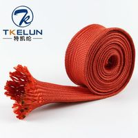 Funda DE PROTECCIÓN DE Cable de fibra óptica resistente al fuego, Cable ignífugo, de Cable Protector, tubería de aramida, correas huecas