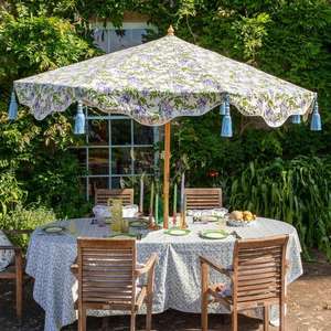 <span class=keywords><strong>Parasol</strong></span> de jardin octogonal à cadre en bois fabriqué à la main avec glands, grand <span class=keywords><strong>parasol</strong></span> pour <span class=keywords><strong>terrasse</strong></span>, patio et hôtel. - Product Image 4