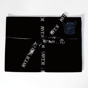 展示会や小売包装用のシルクスクリーンロゴ入りベルベットブーケ包装装飾封筒リボン付きダストバッグ - Product Image 1