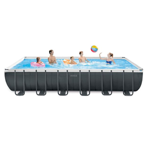 <span class=keywords><strong>Piscine</strong></span> rectangulaire INTEX 26368 7,32 m x 3,66 m x 1,32 m Custom ULTRA <span class=keywords><strong>XTR</strong></span>, <span class=keywords><strong>piscine</strong></span> hors sol ultra-grande avec structure - Product Image 1