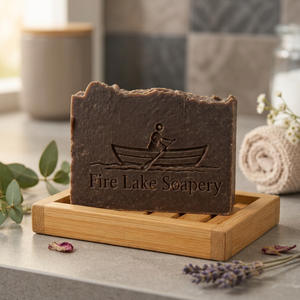 Jabón artesanal Fire Lake Signature CP (con logo de barco) - Jabón sólido totalmente natural hecho a mano por Fire Lake Soapery - Product Image 2
