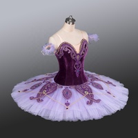Tutu de danse classique pour enfant, fée professionnelle, ballerine, tutu à volants, variétés de danse florale classique, fée lilas, tutu de danse personnalisé