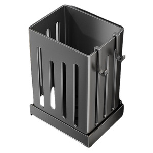 Wall Mounted Chopstick Holder <b>Kitchen</b> <b>Storage</b> Rack Breathable Cage Spoon Box Drain Organizer Multi Function Countertop Wall - Product Image 5