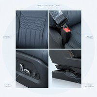Siège de voiture de course Tengyun S5B en cuir PU pour Alphard, Sprinter, et autres véhicules, adapté aux utilisateurs handicapés, pivotant électriquement et programmable