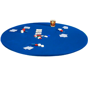 Copritavolo in feltro <span class=keywords><strong>per</strong></span> giochi di carte come poker, mahjong, domino, bridge e giochi <span class=keywords><strong>da</strong></span> <span class=keywords><strong>tavolo</strong></span>, <span class=keywords><strong>tovaglia</strong></span> elastica aderente <span class=keywords><strong>per</strong></span> tavoli rotondi - Product Image 4