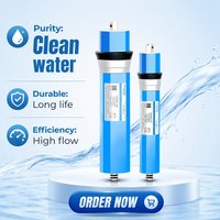Membrane d'osmose inverse RO 50G/75G/100G/400G/600G ; Remplacement de purificateur d'eau certifié officiellement
