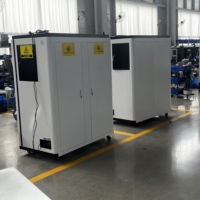 Unité de traitement d'eau pure pour clinique dentaire, machine de traitement d'eau stérile par osmose inverse (RO), avec réservoir sous pression PLC, boîte de vitesses, pompe à engrenages et moteur, 750 L/heure, pour usage dentaire