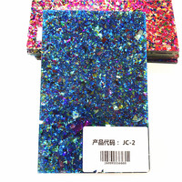 Feuilles acryliques à paillettes épaisses de 3mm pour la décoration de Noël, les projets de bricolage et l'artisanat.