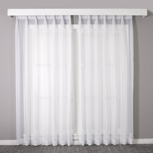 Nouvelles <span class=keywords><strong>Rideaux</strong></span> Translucides Blancs à Motif Floral Ondulé Occultant, Faciles à Nettoyer, Taille Personnalisée, pour Salon - Product Image 2