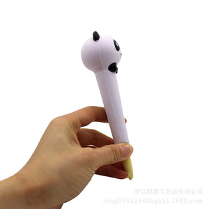 Panda Shape PU Foam Pen Topper Slow <b>Rebound</b> Writing Aid Grip Gift - Product Image 5