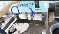 Lavage à haute pression Machine à laver automatique commerciale de chaussures Machine à laver les chaussures