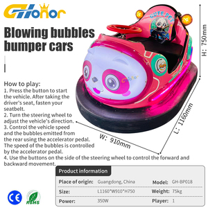 Parque de Atracciones Interior de Fibra de Vidrio, Nuevo Diseño, Autos de Choque con Burbujas para Niños, Centro Comercial - Product Image 6