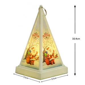 Puindo Christmas Candle Lantern Led candle Battery Lighting For Christmas Party Festival Home decorations Candle Lamp Lantern