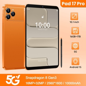 <span class=keywords><strong>Tablet</strong></span> Android Pad 17 Pro Max Naranja con Batería de 10000 mAh, Doble SIM, 5G Global, Sistema Android 15 con IA, Pantalla de 10.1 Pulgadas y Lápiz - Product Image 3