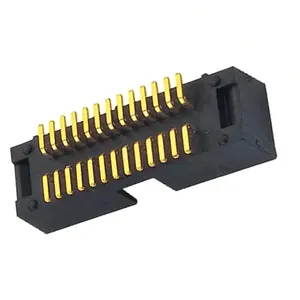 Customized High Quality 2.54 mm 26 Pin Right Angle Male Shrouded PCB IDC Socket Box header Electrical Connector