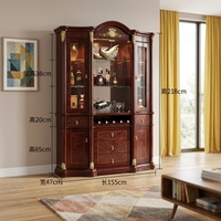 Meuble Bar en Bois Écologique de Haute Qualité, Durable, Design Moderne, Grande Capacité, pour Salon, Guangdong SZ