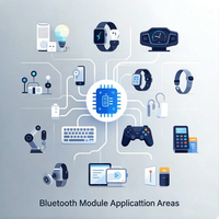 Module amplificateur RF PCBA hautement intégré à faible consommation pour balise BLE, personnalisé pour maisons intelligentes, appareils portables et applications industrielles