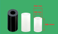 Entretoises creuses droites en nylon M3 M4 M5 en gros, entretoises isolantes en plastique ABS PA66 pour support de montage de carte PC/PCB