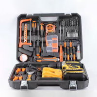 Kit d'outils multifonctionnels pour l'entretien domestique et automobile, perceuse sans fil, ensemble d'outils à main