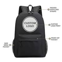 Lot de 3 sacs à dos en gros avec fermeture éclair, sac d'école, sac bandoulière et trousse assortie pour étudiants adolescents et campus