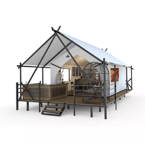 Tienda de campaña de lujo para glamping al aire libre, alojamiento en hotel, resort, casa de huéspedes, área escénica, cabaña de camping de lujo, tienda nómada de lujo ligero y de moda en internet - Product Image 2