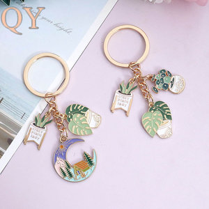 QY Custom Soft Enamel Flower Keychain Zinc Alloy Metal <b>Key</b> <b>Ring</b> Promotional Gift OEM ODM Wholesale with Free Design - Product Image 6