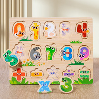 Montessori DIY houten speelgoed vroeg leren fruitvorm puzzelbord educatief cognitief matchend bordspel voor cadeau