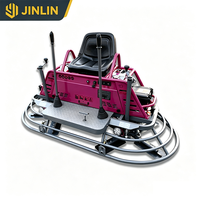 Truelle à béton autoportée robuste JINLIN, moteur à essence 4,0 kW, 220 V, boîte de vitesses importée, garantie 2 ans |   Haute productivité