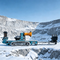 Foreuse carottière hydraulique complète pour exploration minière, profondeur 500 m