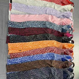 Combinaison sans couture léopard pour femme, une pièce, fitness, manches trois-quarts, tenue de yoga, body sport décontracté et sexy - Product Image 2