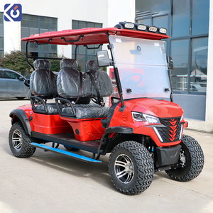 Voiture de golf électrique 4 places CAMP en gros, batterie lithium 72V, panneau solaire, pour visites d'hôtels, campus, plages et parcs - Product Image 2