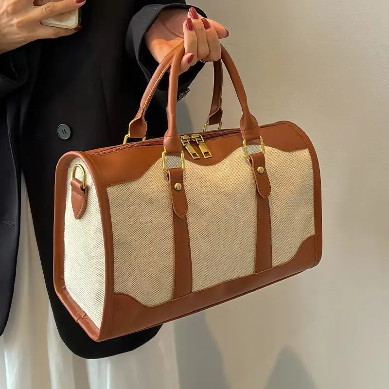 Nouveaux sacs à bandoulière en toile à la mode sacs fourre-tout personnalisés de luxe dames sacs de sport décontracté week-end sacs de voyage pour les femmes