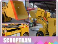 Chargeur LHD souterrain ZLINKTRIC, 4 tonnes, électrique, godet de 2 m³, 75 kW, machine de transport de minerai, certifié ISO9001